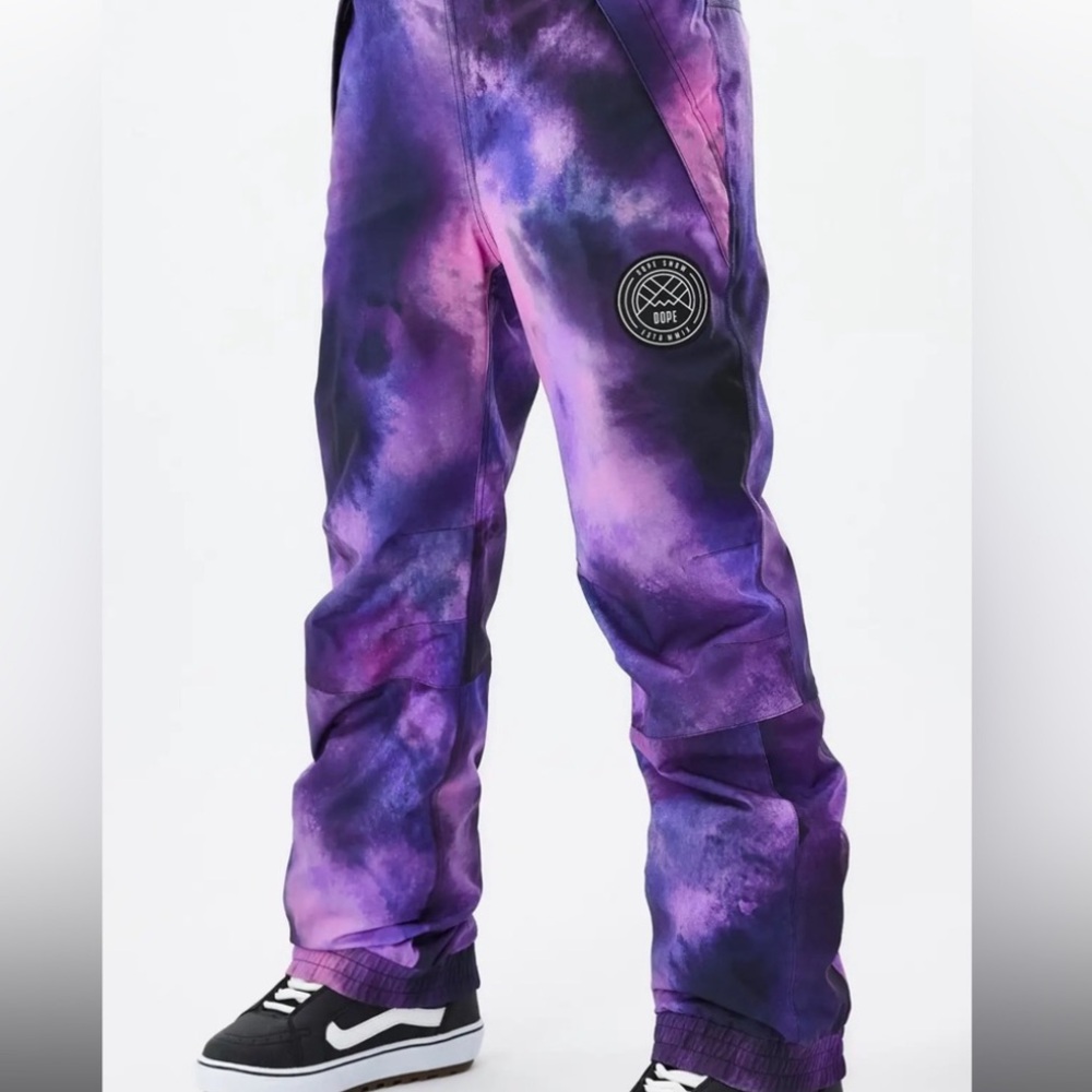 DOPE Purple and Black Tie-Dye Apparel